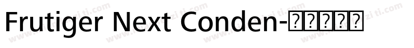 Frutiger Next Conden字体转换